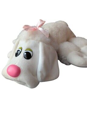 2 For $20 🩷 Pound Puppies Poodle 2019 - White Plush W/ Pink Nose & Bow